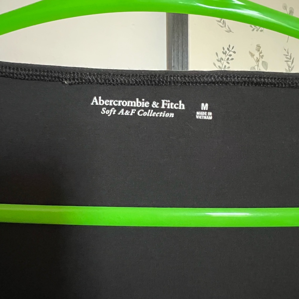 Abercrombie & Fitch Black Fitted Cut Out Bodysuit - Picture 2 of 2